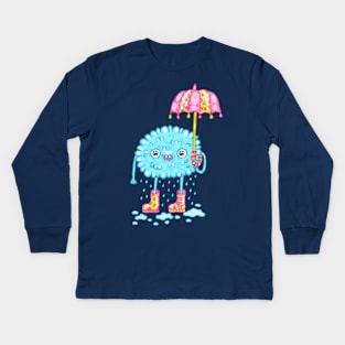 Rainy Cloud Kids Long Sleeve T-Shirt